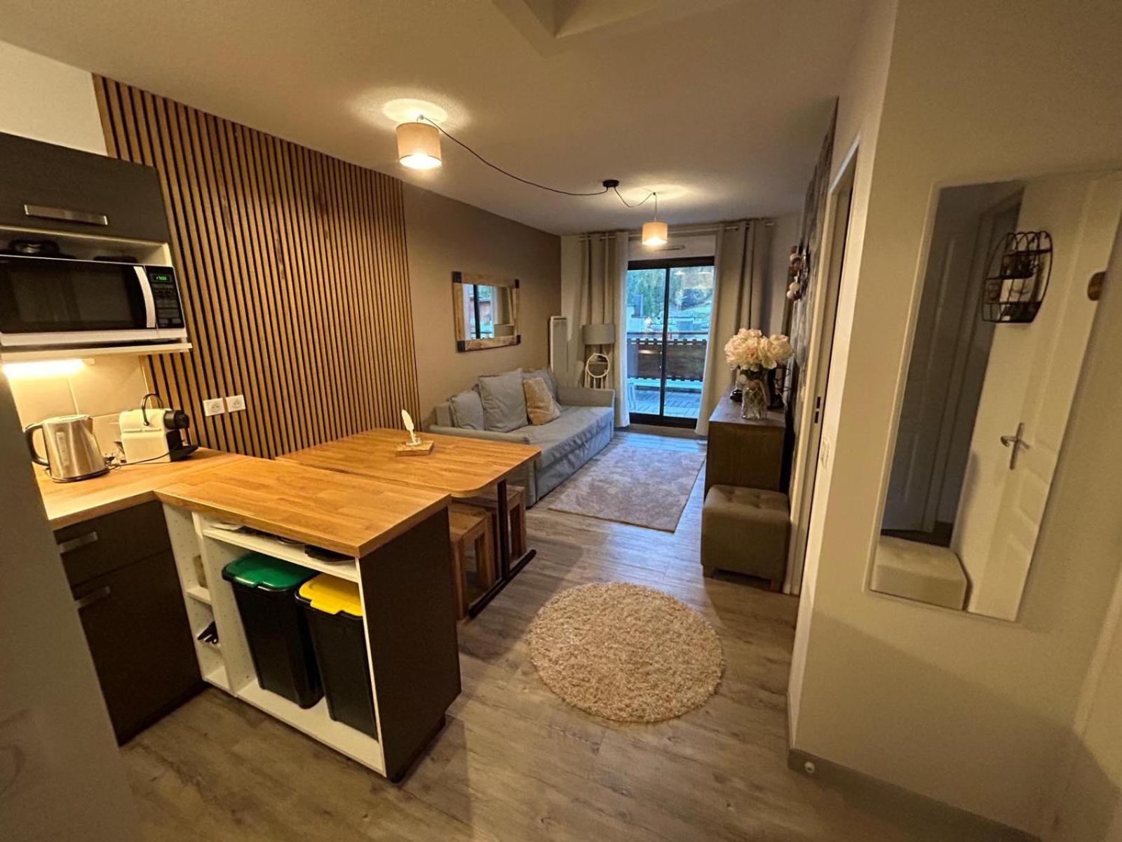 Superbe Appartement Avec Piscine Et Garage Péone Eksteriør billede